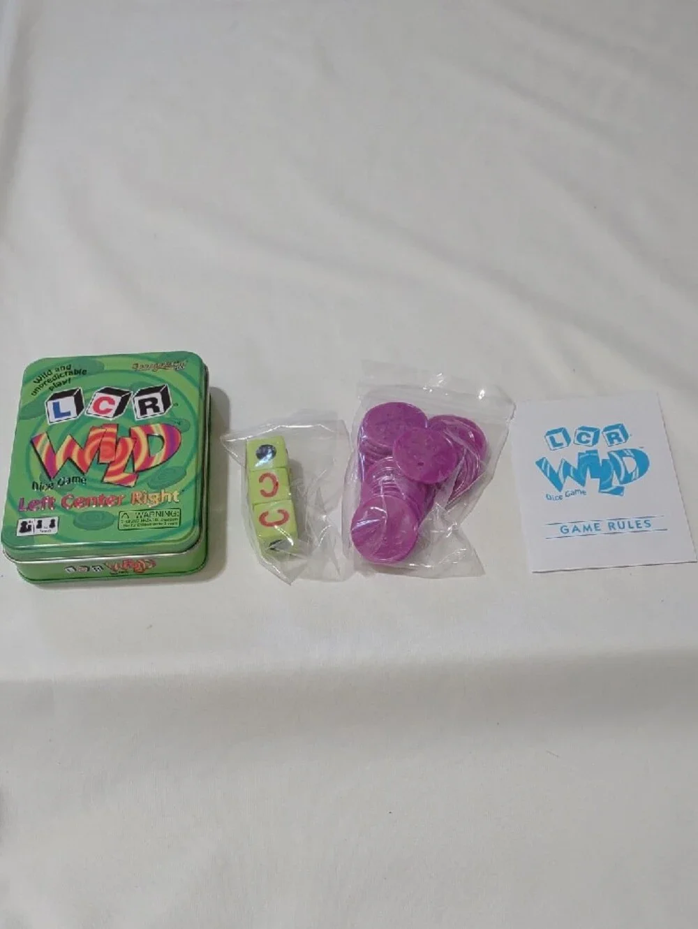 LCR Wild Dice Game